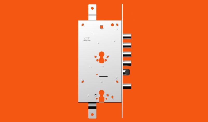 Serratura Serie F4 a 4 fori di fissaggio - Cipierre Serrature